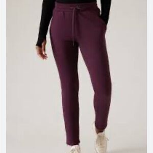 Athleta Cozy Karma High Rise Zip Pants